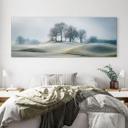 Fototapet Frostigt bakkelandskab - Eisenmann - Panorama – print på aluminium (Alu-Dibond)