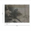  ShadeOfPalm2 i grågrøn - non-woven tapet Designwalls 2 - 2,55 x 3,5 m