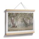 Poster schattige bosdieren tussen bomen - Ms Tiff