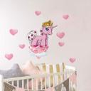 Wallsticker Filly Unicorn Romance Rose