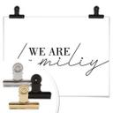 Plakat - We are family