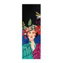 Póster de tela mujer con colibrí en la noche estrellada - Hülya - Panorama