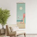 Póster de tela casa bote salvavidas en la playa - Rivers - Panorama