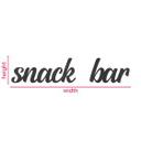 letras 3D Snack Bar - Decoración de MDF para la cocina