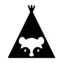 Tipi de decoración acrílico - oso