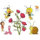 Muursticker Maja\'s Bloemenfeest