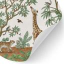Vinilo decorativo habitación infantil - Objeto oculto animales de la selva - Kikki Belle - Redondo