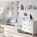 A.S. Création Bordüre Little Stars creme,grün,weiß