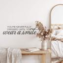 Wallsticker - Wear a smile