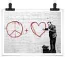 Plakat Banksy - Peaceful Hearts Doctor