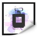 Zelfklevende Poster - Eau de Parfum grijs