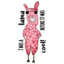 Sticker mural Hagenmeyer - I was a lama, before itwas cool