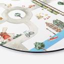 Tableau sur alu-Dibond rond Oliver Robins - Let's Play