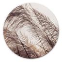 Tableau sur alu-Dibond Herbes en pastel - Rond