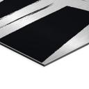 Geborsteld Alu-Dibond met goud-, zilver- & kopereffect - Grafische penseelstreken - Treechild