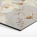 Hexagon Dibond Fugle blandt hvide blomster - UN Designs
