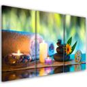 3-delt lærredstryk, Zen Candle