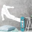 Muursticker Snowboarder 03