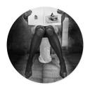 Plakat Erotisk kvinde på badeværelset - Toniolo