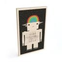 Billede af træ regnbuerobot Sleep Laugh Create - Treechild