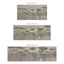 Keukenachterwand met lotusbloemen en zwaan in water in grijs - Ms Tiff