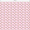 Møbelfolie, dekorativ folie - kan tørres af - blomster pink
