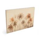 Cuadro de madera tropical con palmeras - Haase
