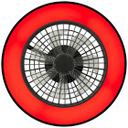 Deckenleuchte Levin, schwarz, 13,7 x 48,5 cm, Deckenventilator mit LED