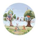 Póster Oliver Robins - Fiesta en la casa del árbol - Redondo
