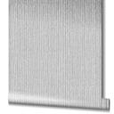grafisk tapet, non-woven tapet Flora grå