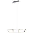 Pendelleuchte Sia, metallic, 150 x 80,5 cm, Metall Pendellampe, dimmbar