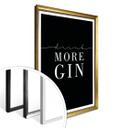 Póster Beber más ginebra