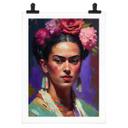 Póster Treechild - Retrato de Frida Kahlo