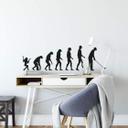 Golf evolutionen wallsticker