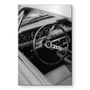 Geborsteld Alu-Dibond met goud-, zilver- & kopereffect - Oldtimer cockpit - Young