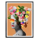 Póster Frida Floral Studio - Orange Lady