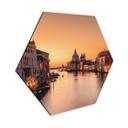 Hexagon Dibond Solnedgang i Venedig - Zhang