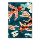 Glasbillede - To koi i en dam - SpaceFrog Designs