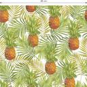 Tapet med mønster - tropisk ananas