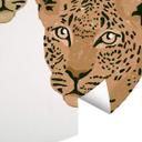 Goed Blauw - Los leopardos - fotomural redondo - Papel pintado autoadhesivo/no tejido