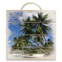 Cuadro de madera Carribean Flair - 40x41,5 cm