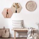 Hexagon Hout Kubistika - Lipstick
