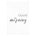 Tekstil plakat Good morning