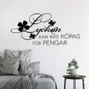 Lyckan kan inte köpas för pengar
