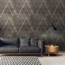 A.S. Création non-woven tapet BOS - grafisk tapet 3D effekt sort, guld