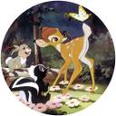 Selvklæbende tapet - Bambi Butterfly - 125 x 125 cm