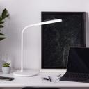 Tischleuchte Joy, weiß, 34 x 17 cm, Nachttischlampe, dimmbar mit Ladefunktion (Qi)