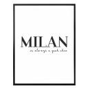 Póster Milán