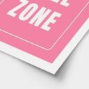 Póster Saying Bra Free Zone | Feminismo - Fritsch