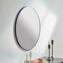 Wandspiegel rund schwarz modern - Singapur - Ø 60 cm